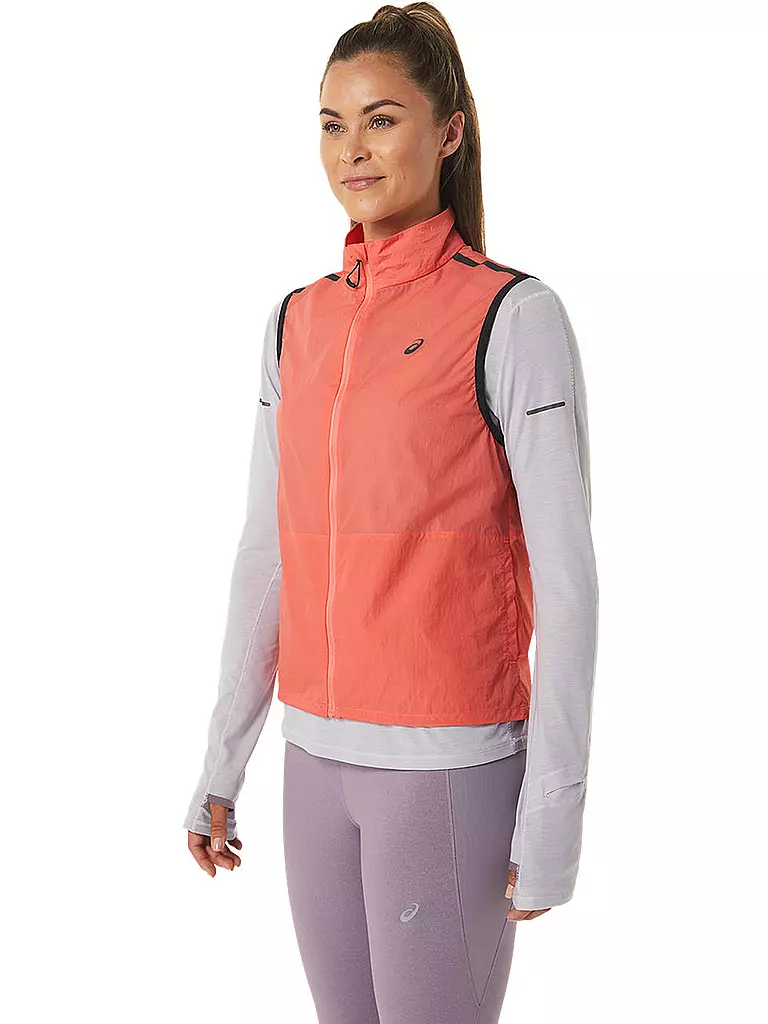 ASICS | Damen Laufweste Metarun™ Packable Vest | koralle