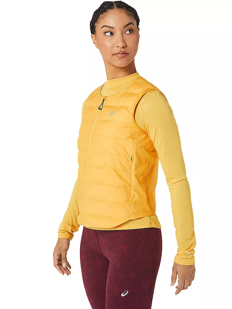 ASICS | Damen Laufweste Runkoyo Padded Vest | gelb