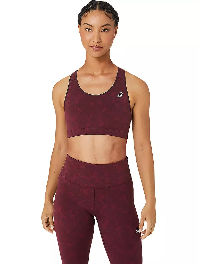 ASICS | Damen Sport-BH Runkoyo Jacquard Bra | rot