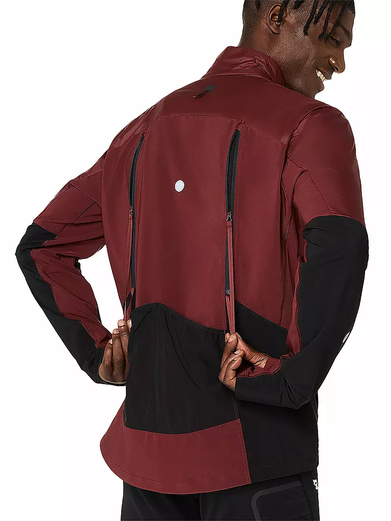 ASICS | Herren Laufjacke Road Winter | dunkelrot