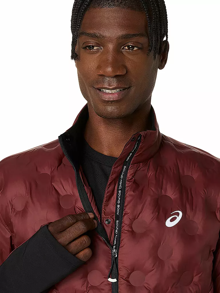 ASICS | Herren Laufjacke Road Winter | dunkelrot