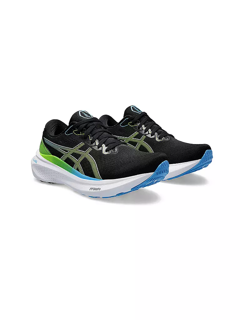 ASICS | Herren Laufschuhe Gel-Kayano™ 30 BLACK/ELECTRIC LIME | schwarz