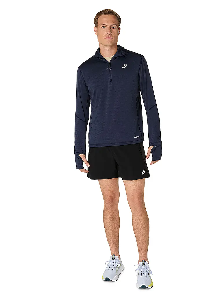 ASICS | Herren Laufshirt Hoodie Road Winter | dunkelblau