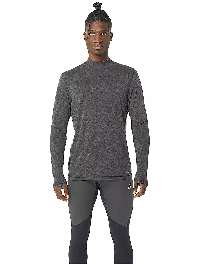 ASICS | Herren Laufshirt Metarun Mock Neck | schwarz