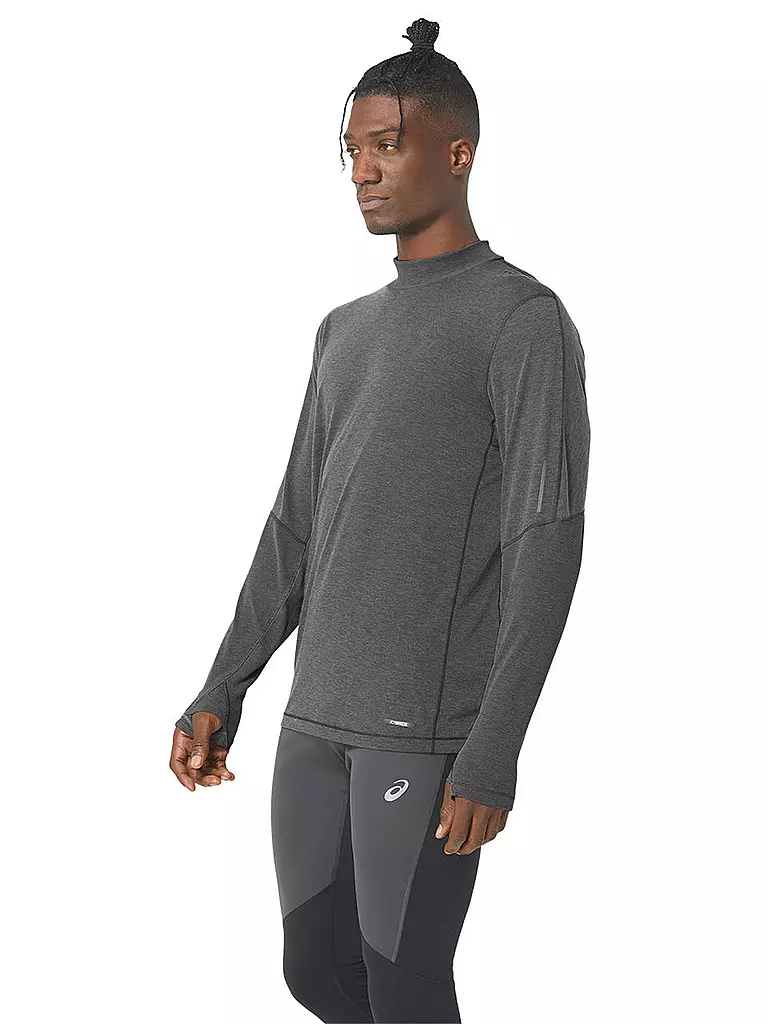 ASICS | Herren Laufshirt Metarun Mock Neck | schwarz