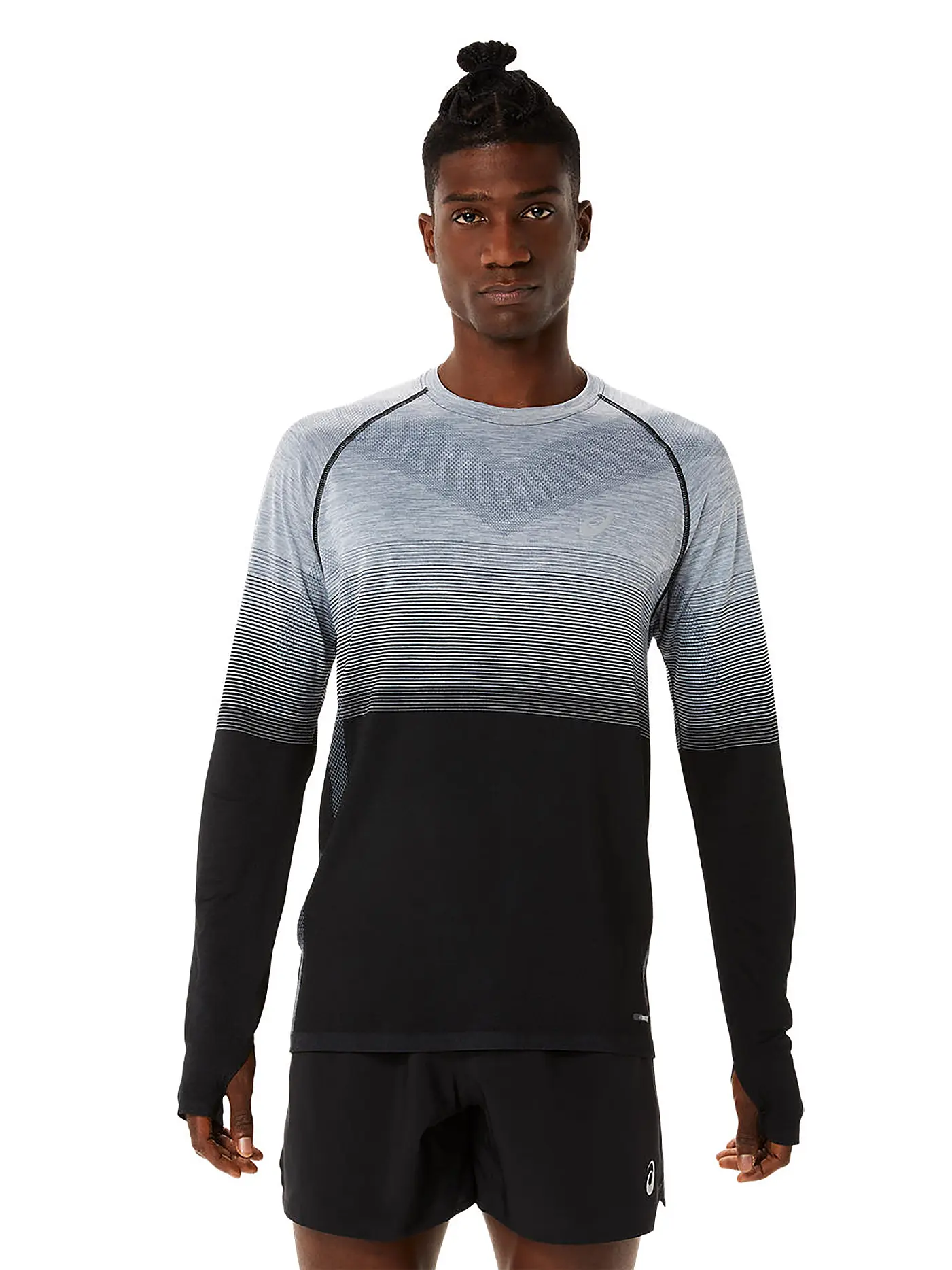 ASICS | Herren Laufshirt Seamless LS Top | schwarz