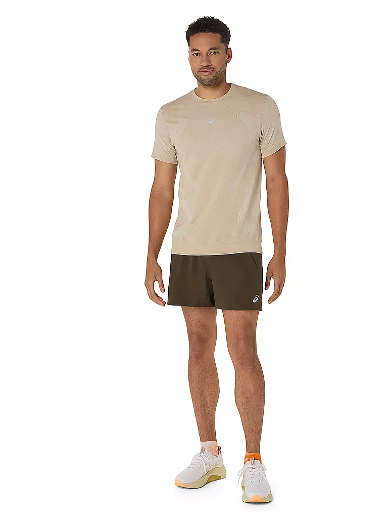 ASICS | Herren Laufshort Road 5inch | braun