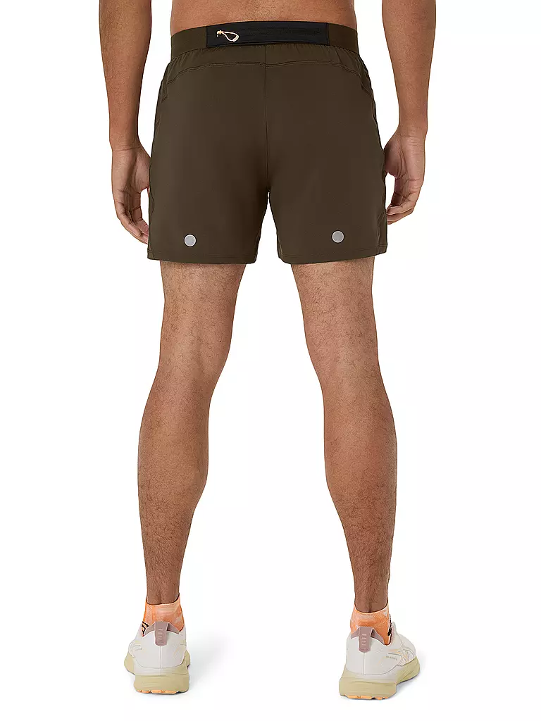 ASICS | Herren Laufshort Road 5inch | braun