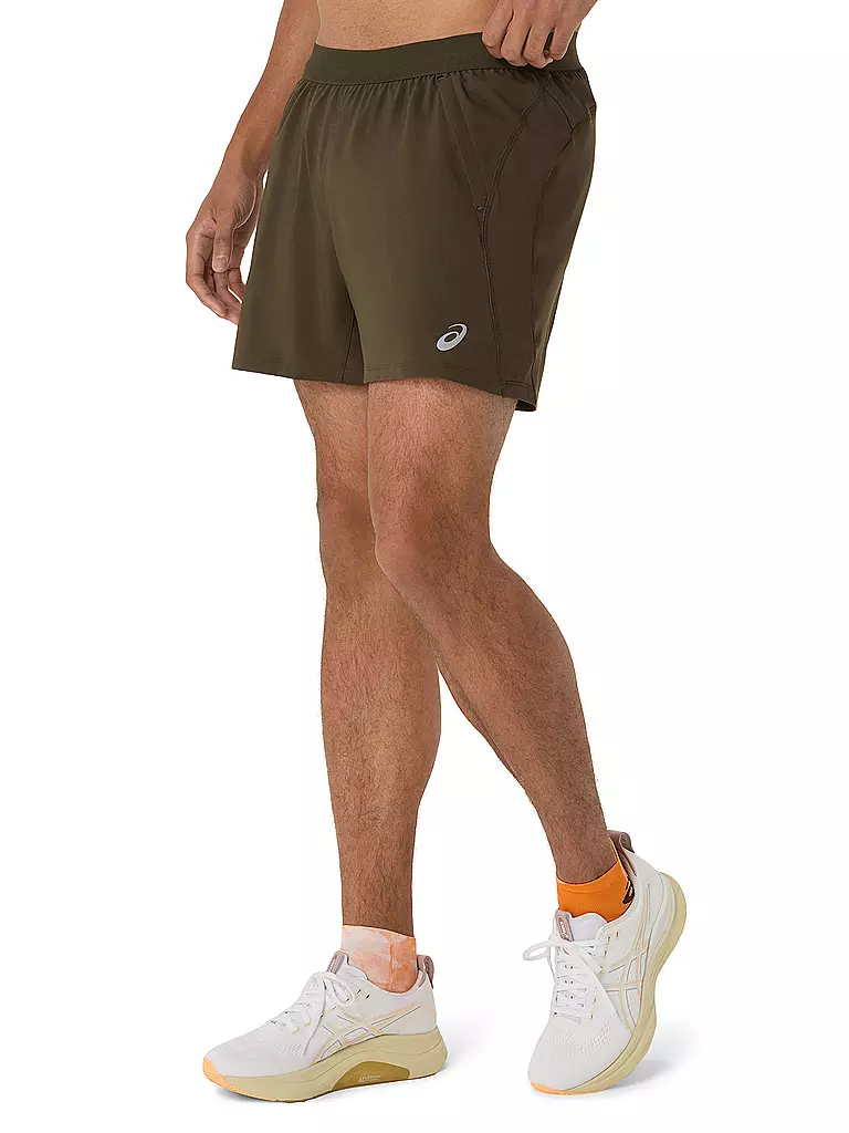 ASICS | Herren Laufshort Road 5inch | braun