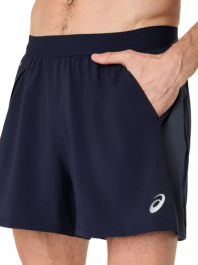 ASICS | Herren Laufshort Road 5inch | dunkelblau
