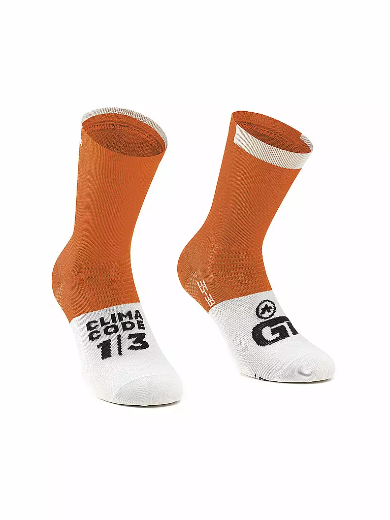 ASSOS | Herren Radsocken GT Socks C2 | orange