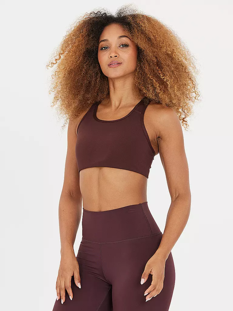 ATHLECIA |  Damen Sport-BH Myolie Medium Support  | dunkelrot