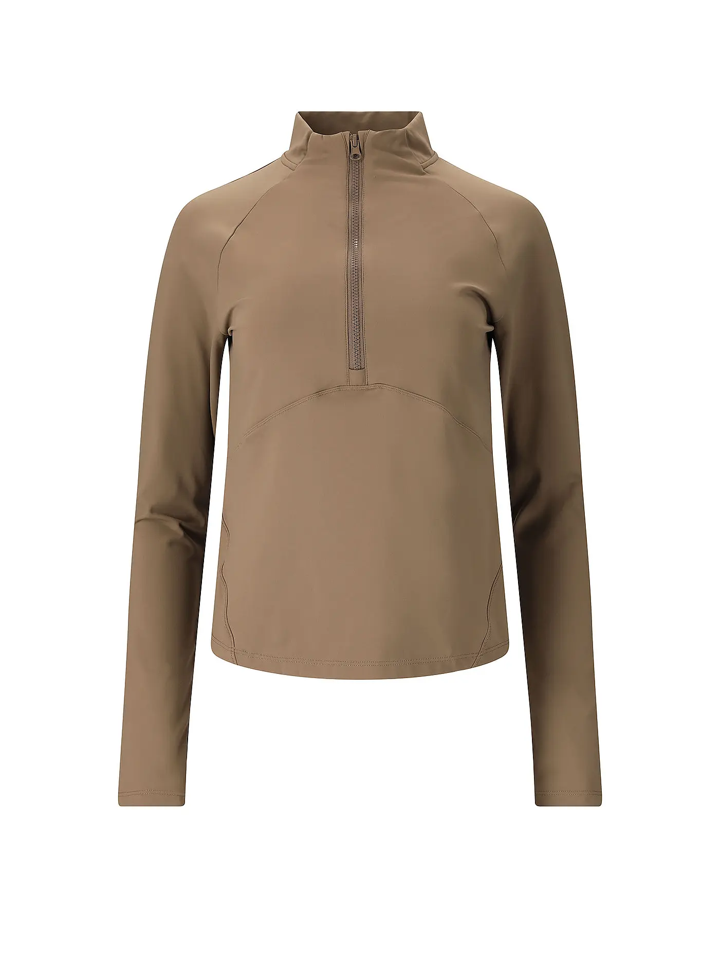 ATHLECIA | Damen Fitness Zipshirt Midory | braun