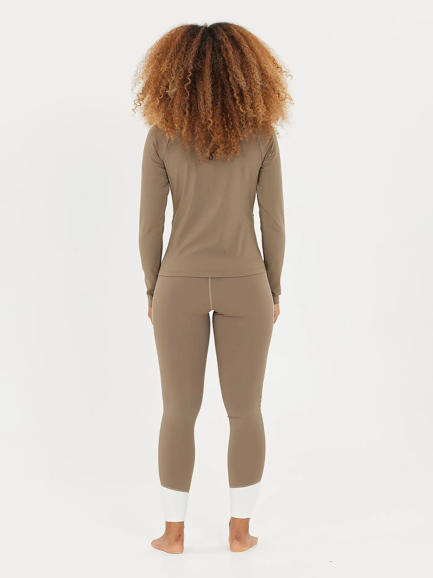 ATHLECIA | Damen Fitness Zipshirt Midory | braun