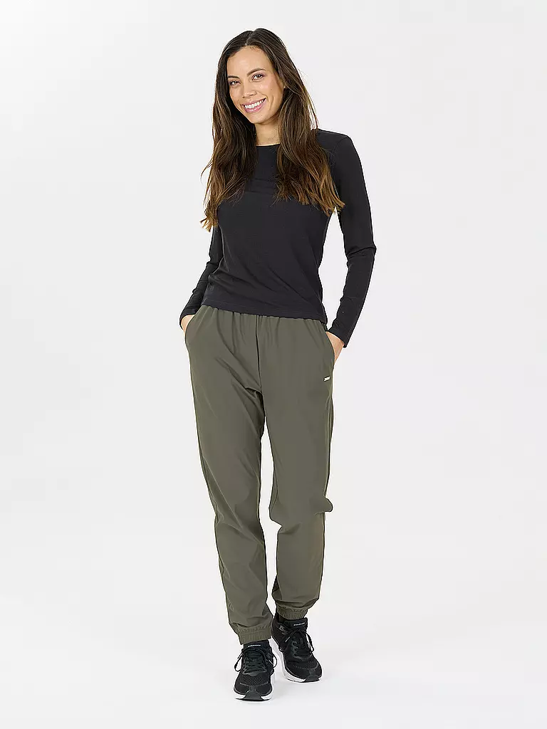 ATHLECIA | Damen Fitnesshose Amis Stretch | olive