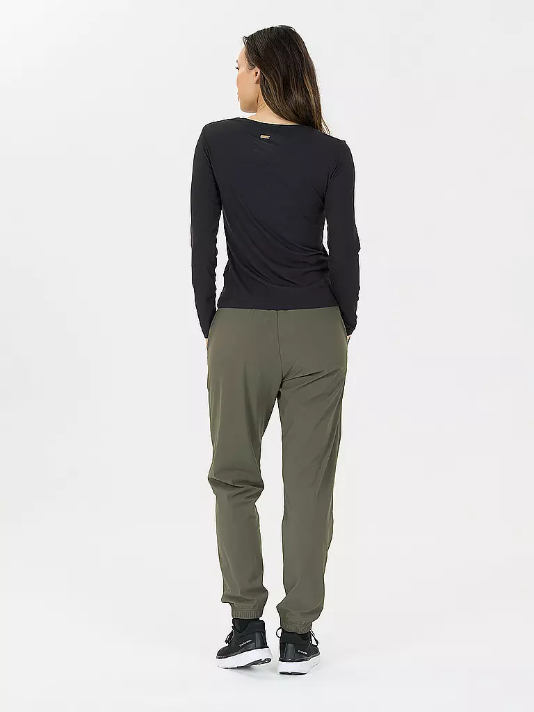 ATHLECIA | Damen Fitnesshose Amis Stretch | olive