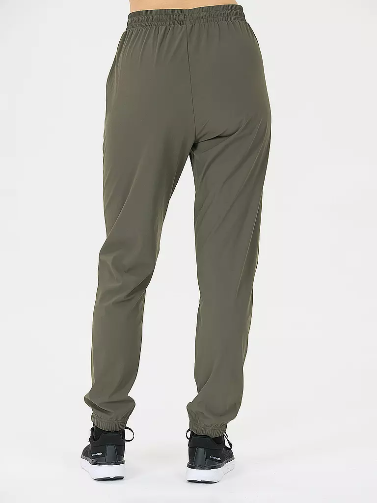 ATHLECIA | Damen Fitnesshose Amis Stretch | olive