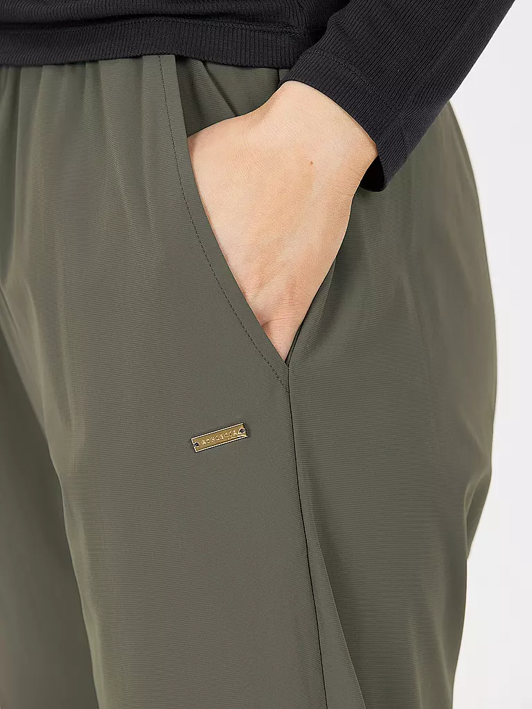 ATHLECIA | Damen Fitnesshose Amis Stretch | olive