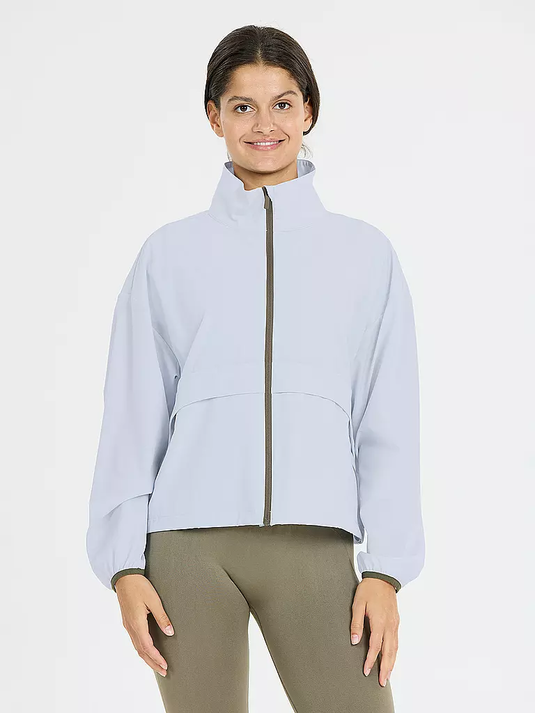 ATHLECIA | Damen Fitnessjacke Narros Woven | hellblau