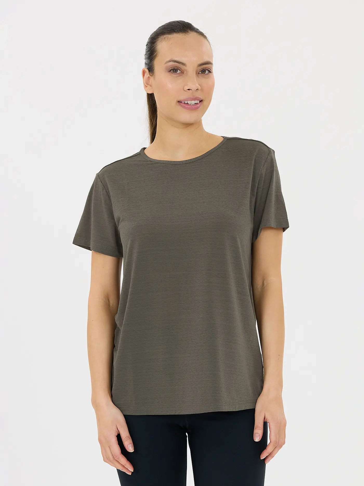 ATHLECIA | Damen Fitnessshirt Lizzy | olive