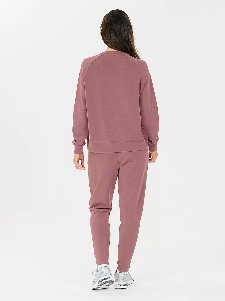 ATHLECIA | Damen Fitnesssweater Jacey Crew Neck | beere