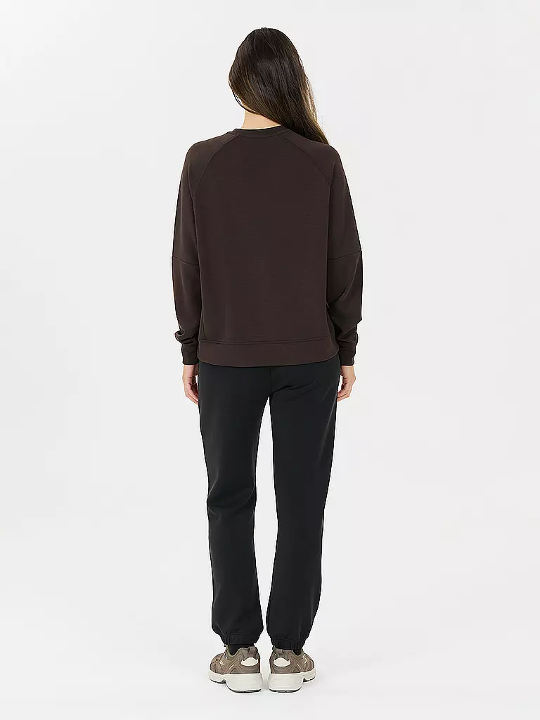 ATHLECIA | Damen Fitnesssweater Jacey Crew Neck | braun