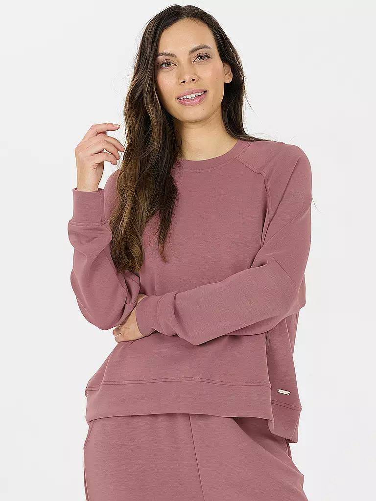 ATHLECIA | Damen Fitnesssweater Jacey Crew Neck | beere