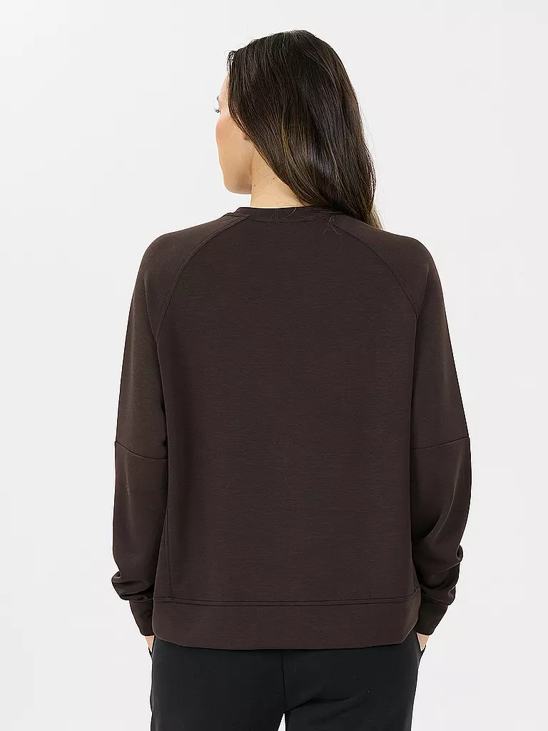 ATHLECIA | Damen Fitnesssweater Jacey Crew Neck | braun