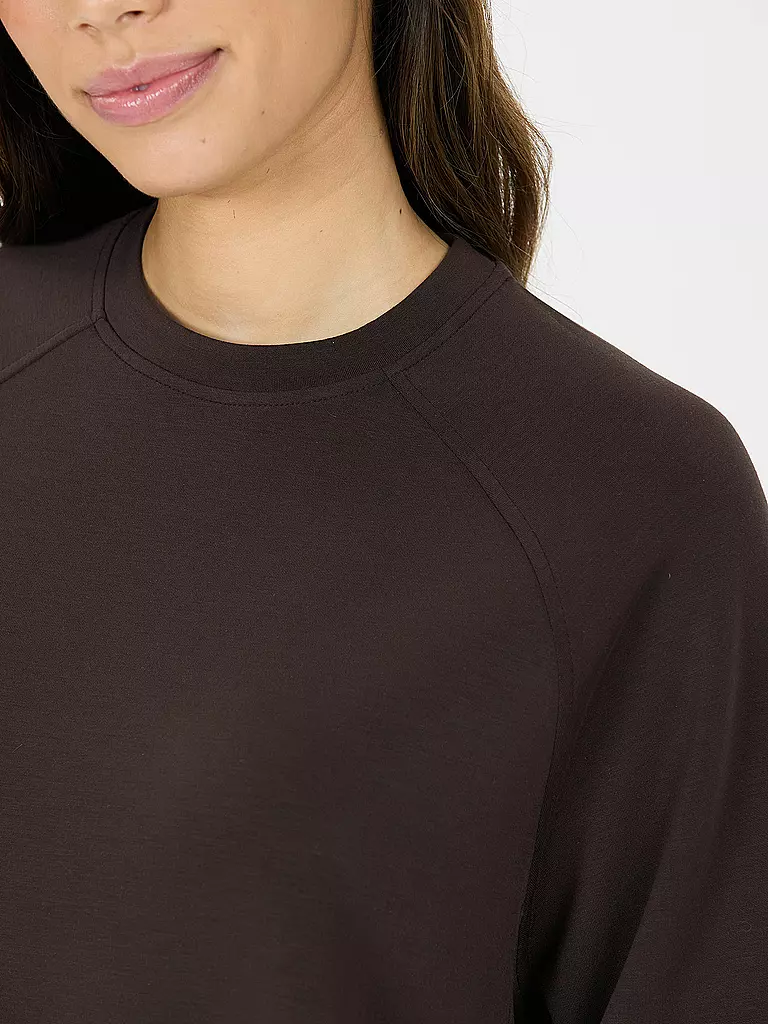 ATHLECIA | Damen Fitnesssweater Jacey Crew Neck | braun
