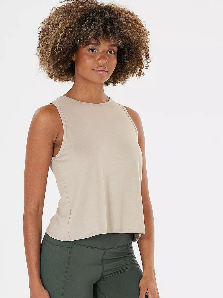 ATHLECIA | Damen Fitnesstank Haze | beige