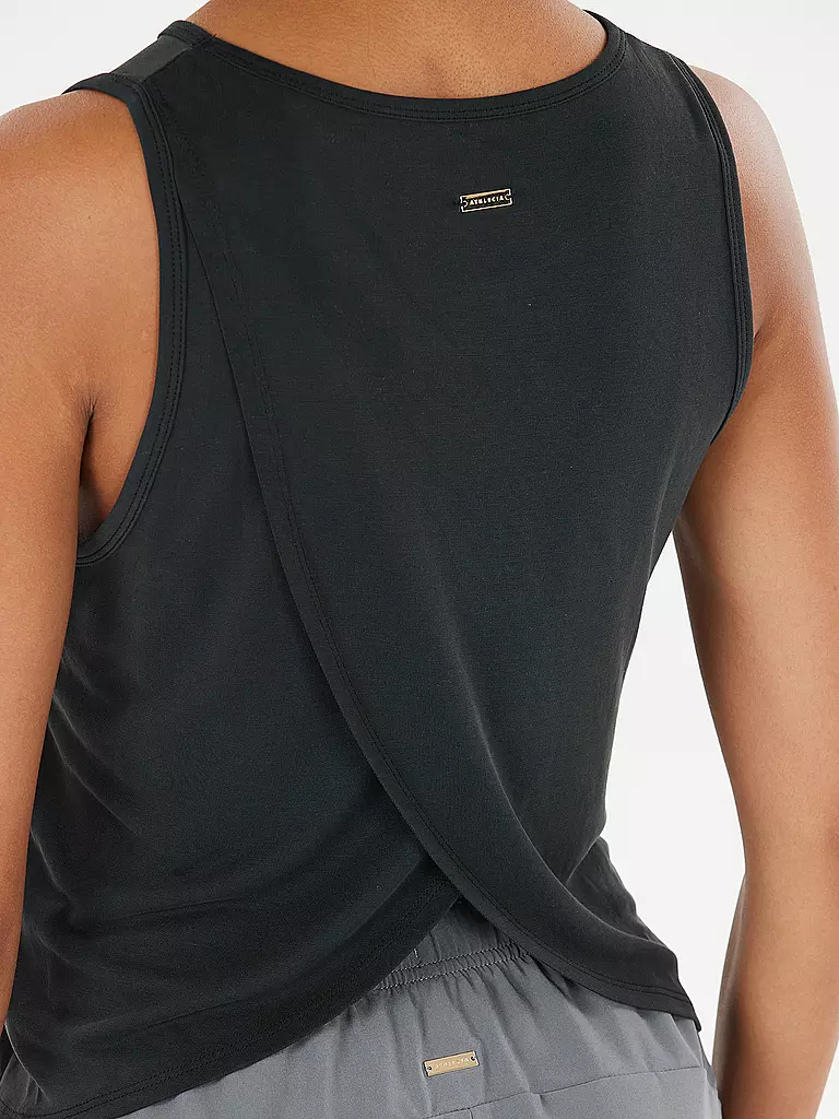 ATHLECIA | Damen Fitnesstank Haze | schwarz