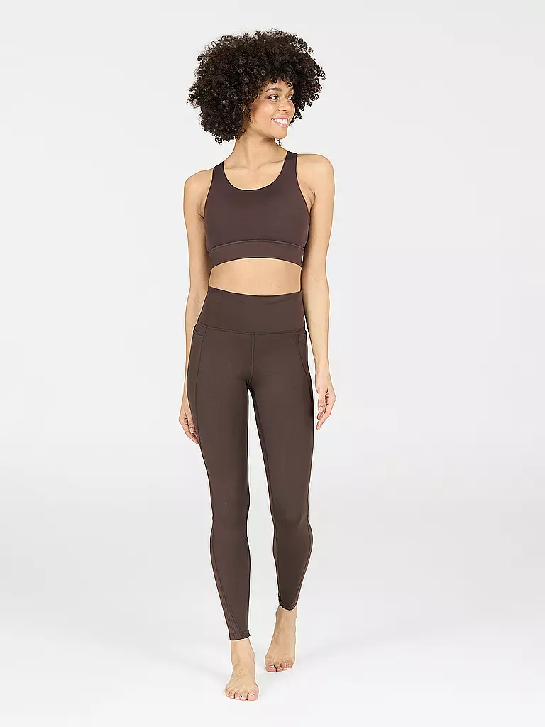 ATHLECIA | Damen Fitnesstight Aliya | braun