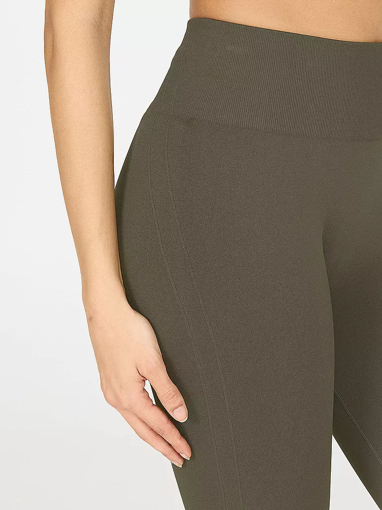 ATHLECIA | Damen Fitnesstight Nagar Seamless | olive