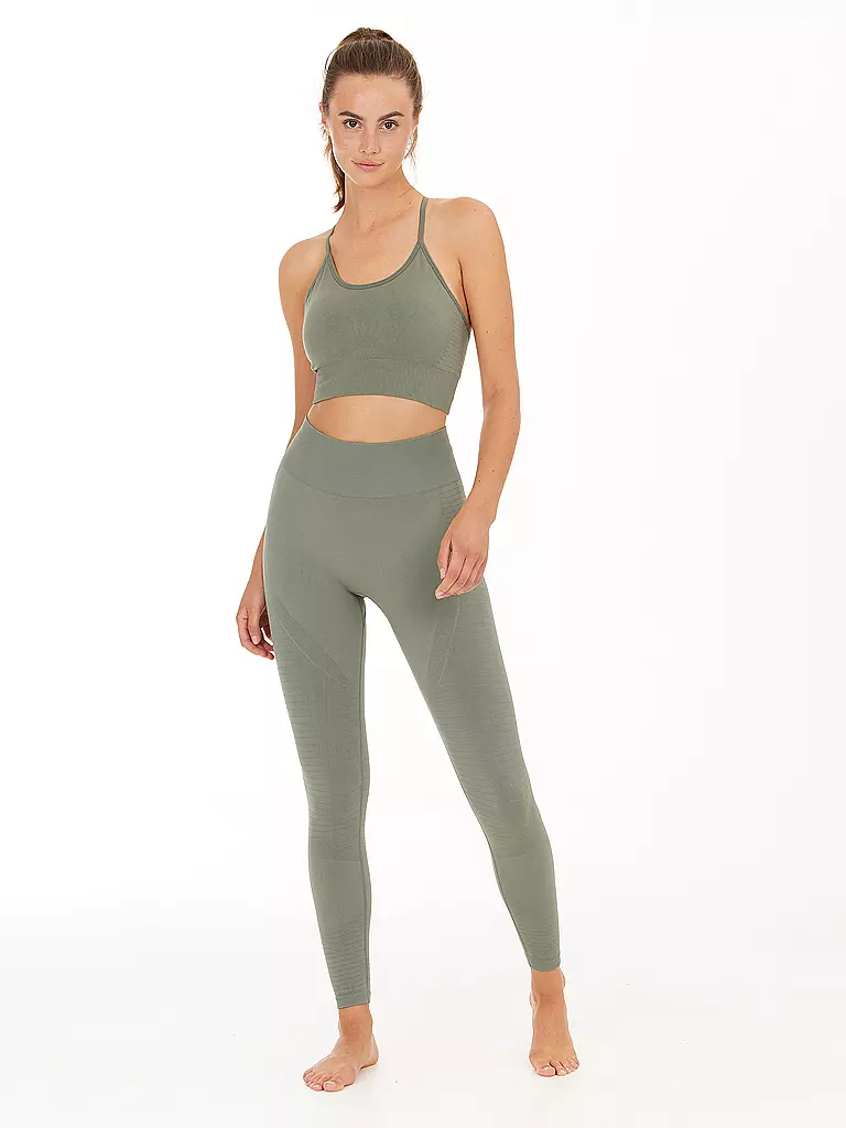 ATHLECIA | Damen Fitnesstight Seamless Nagar | grau