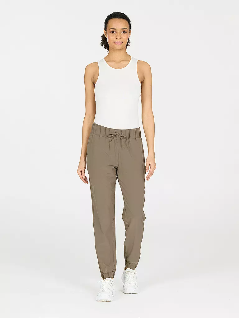 ATHLECIA | Damen Jogginghose Austberg | olive