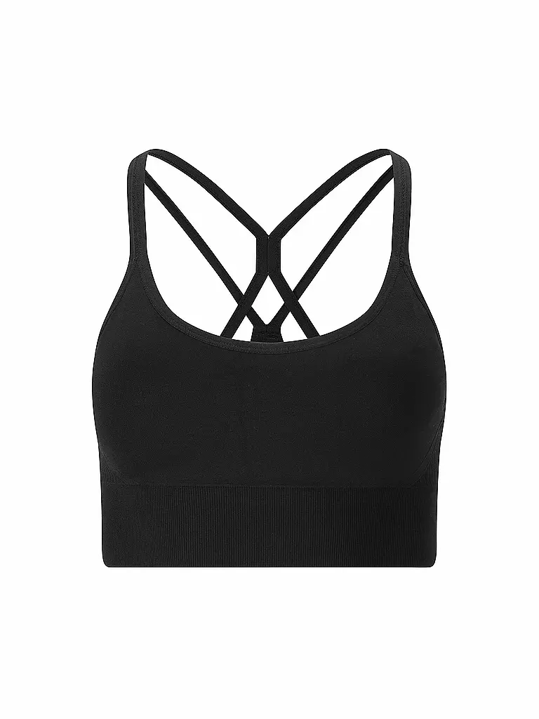 ATHLECIA | Damen Sport-BH Foan Seamless Low Support | schwarz