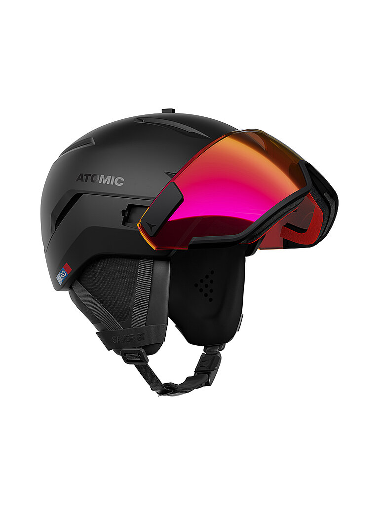 Atomic ATOMIC Skihelm SAVOR GT AMID VISOR PHOTO schwarz | 51-55CM, schwarz