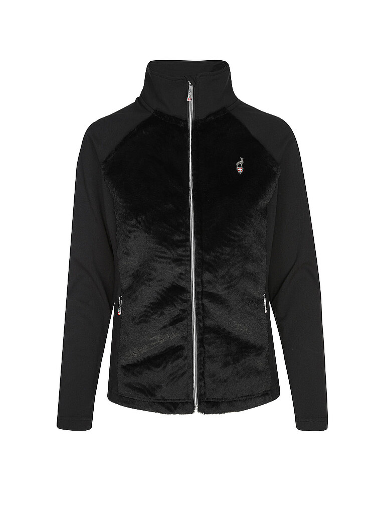 AULP AULP Damen Fleecejacke Rafia schwarz | M, schwarz