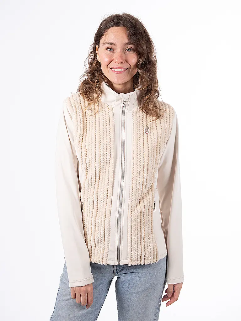 AULP | Damen Fleecejacke Cissy | beige