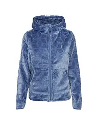 AULP | Damen Fleecejacke Polaire Nelte Hoodie | Blau