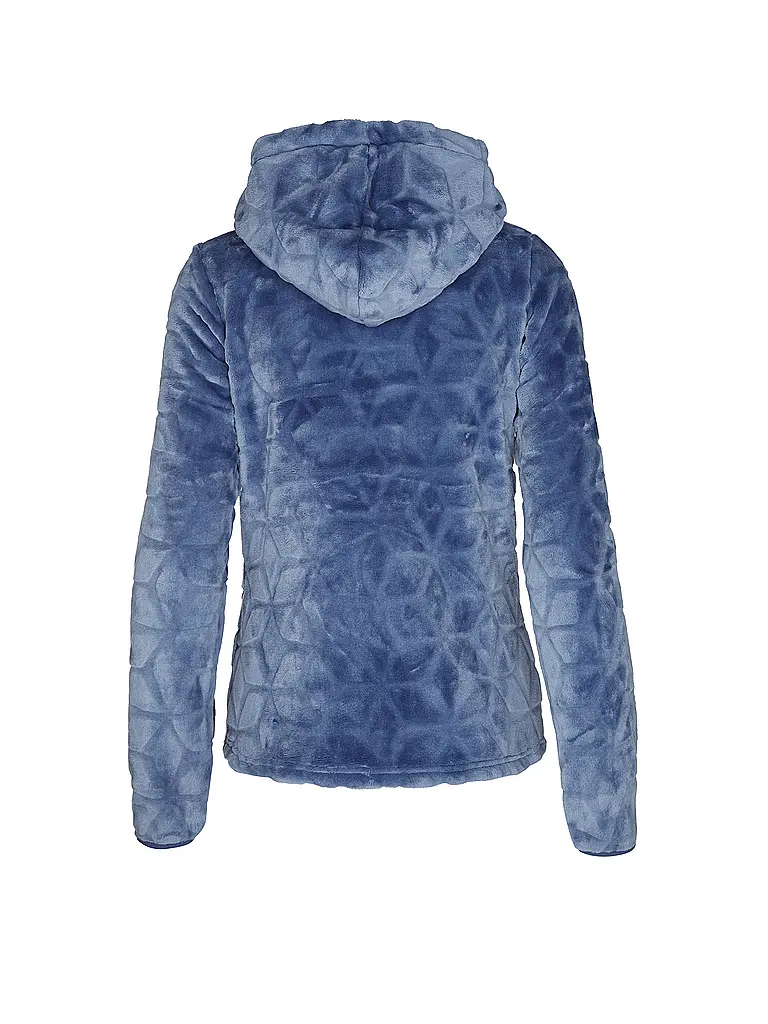 AULP | Damen Fleecejacke Polaire Nelte Hoodie | Blau