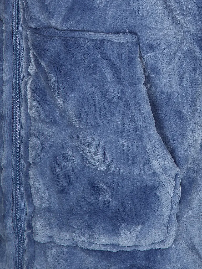 AULP | Damen Fleecejacke Polaire Nelte Hoodie | Blau