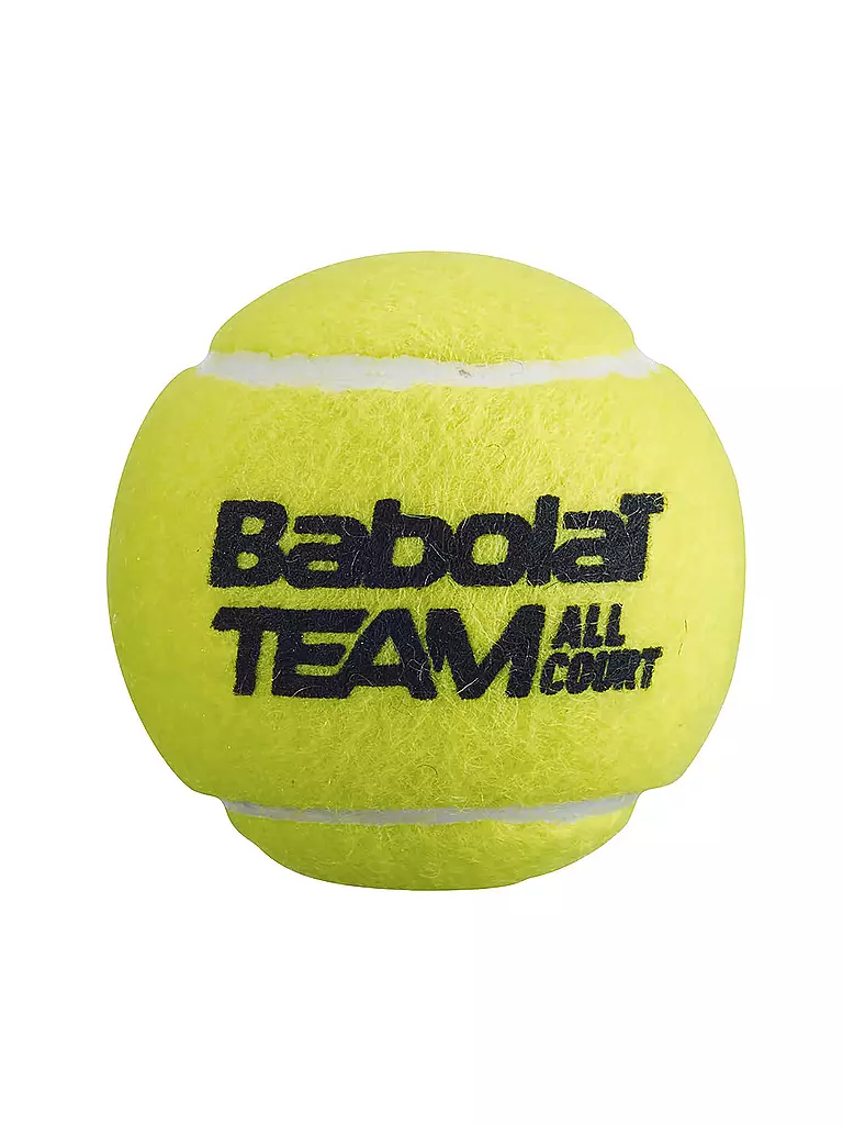 BABOLAT | Tennisbälle Team All Court X4 4er Dose | gelb
