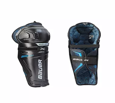 Vector X Classic Hockey Schienbeinschoner – Weiß, Unisex, Leicht & Robust, Für Training & Sport, 1er Set