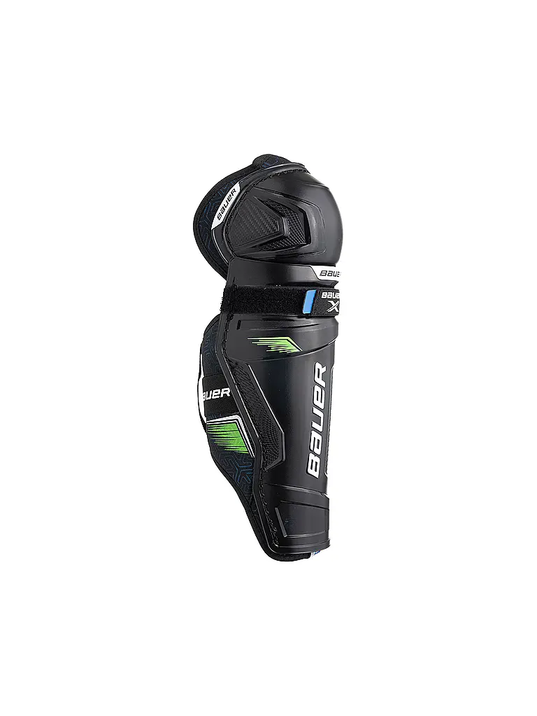 BAUER | Kinder Eishockey Beinschutz X 2.0 | schwarz