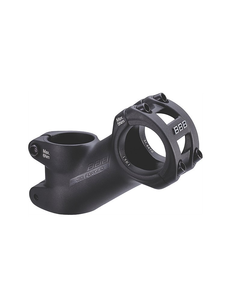 BBB BBB MTB-Vorbau 35° Highrise OS BHS-25 schwarz | 90MM, schwarz