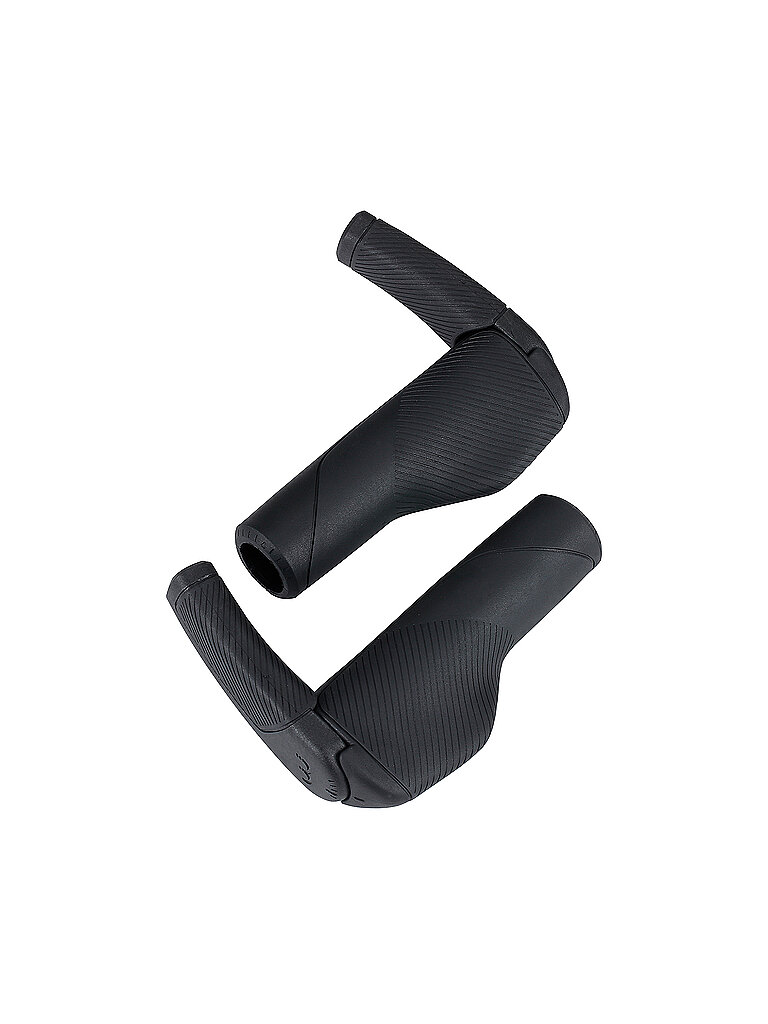 BBB BBB Fahrrad Lenkergriffe/Hörnchenset KingComfort BHG-125 135 mm, Lenkerhörnchen 80 mm schwarz, schwarz