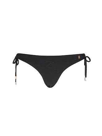 BEACHLIFE | Damen Bikinihose Black Embroidery