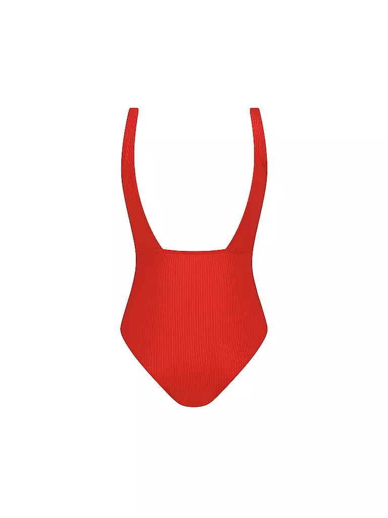 BEACHLIFE | Damen Badeanzug Fiery Red | rot