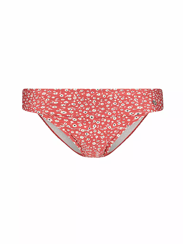 BEACHLIFE | Damen Bikinihose Ditsy Flower Umschlag | rot